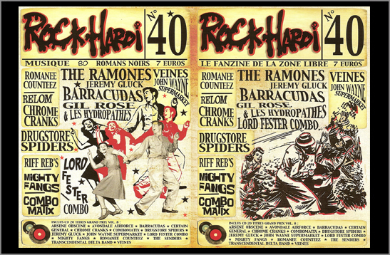 rock hardi, fanzine, cover design, sophie lo